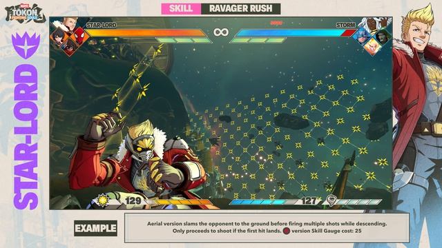 Трейлер Marvel Tokon: Fighting Souls (Star-Lord, персонаж, гид) смотреть онлайн