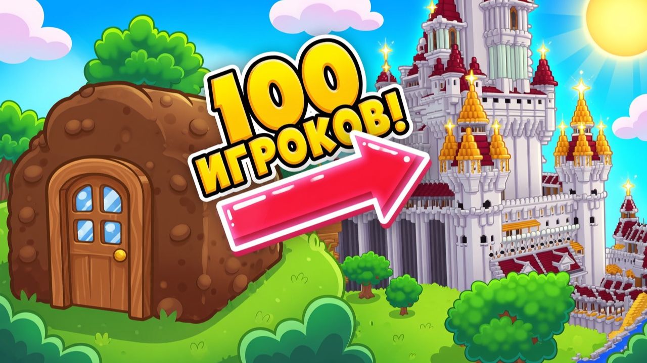 👷 Я ВЫДАЛ КРЕАТИВ 100 ИГРОКАМ, И ОНИ ПОСТРОИЛИ ЭТО!