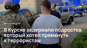 В Курске задержали подростка, который хотел примкнуть  к террористам