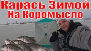 Зимний Карась клюет на Коромысло на Бесплатном пруду #топ