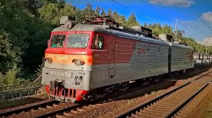 Смотрим грузовые поезда  - Видео про поезда РЖД для детей и взрослых