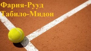 Фария-Рууд, Табило-Мидон прогнозы на теннис 16 июля 2026