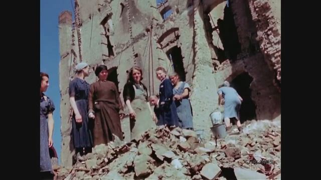Berlin in July 1945 (HD 1080p color footage) смотреть онлайн