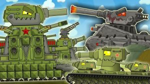 ВСЕ КЛИПЫ : КВ-44М vs Левиафан vs КВ-6 — Мультики про танки