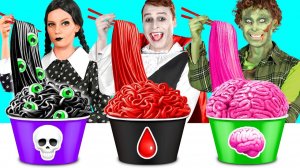 Кулинарный Челлендж# Уэнсдей vs Вампир vs Зомби # Смешные Cитуации от Fun Teen