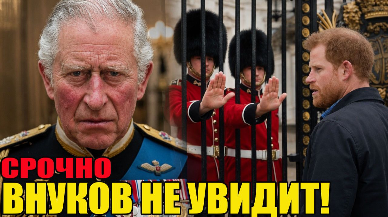 СРОЧНО: Карл III лишился шанса увидеть внуков — Гарри в последний момент отменил визит смотреть онлайн