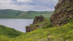 Поездка на озеро Шунет Хакасия,объездная грунтовая дорога с восточной стороны Ужура,ч.2