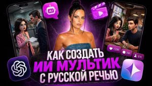Как создать ИИ мультик с русской озвучкой