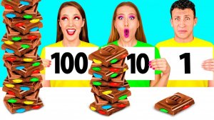 100 Слоев Еды Челлендж c DaGaDa Challenge