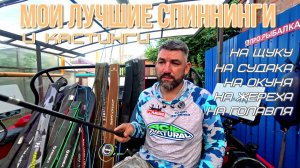 выбор спиннинга и кастинга, мои удочки, мой выбор