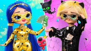 Богатая Леди Баг и бедный Супер Кот! 28 идей для ЛОЛ
