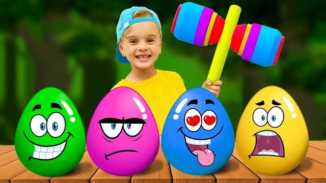 Surprise Eggs Kids Songs | Vlad & Niki | Nursery Rhymes смотреть онлайн