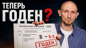 5 диагнозов, по которым БОЛЬШЕ НЕ ДАЮТ категорию «В». Обновление Расписания Болезней 2026