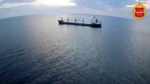 Поражение сухогруза «Геранью-2»