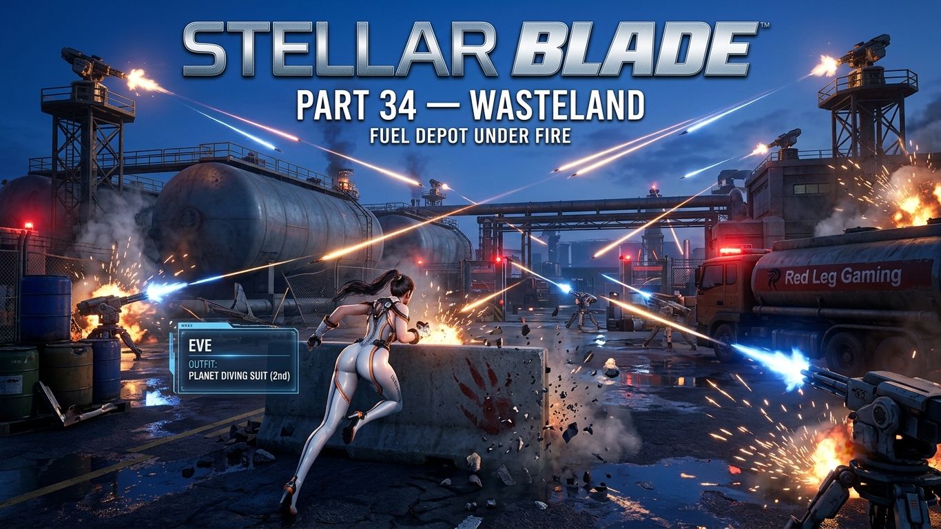 Stellar Blade — Part 34 | Склад топлива — Автопушки уничтожают! | PS5
