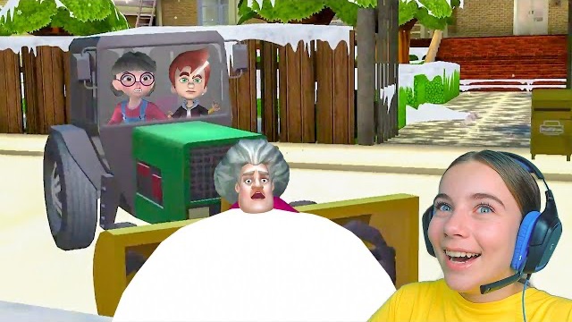 МИСС ТИ ТОНЕТ В СНЕГУ Злая Учительница Scary Teacher 3D смотреть онлайн