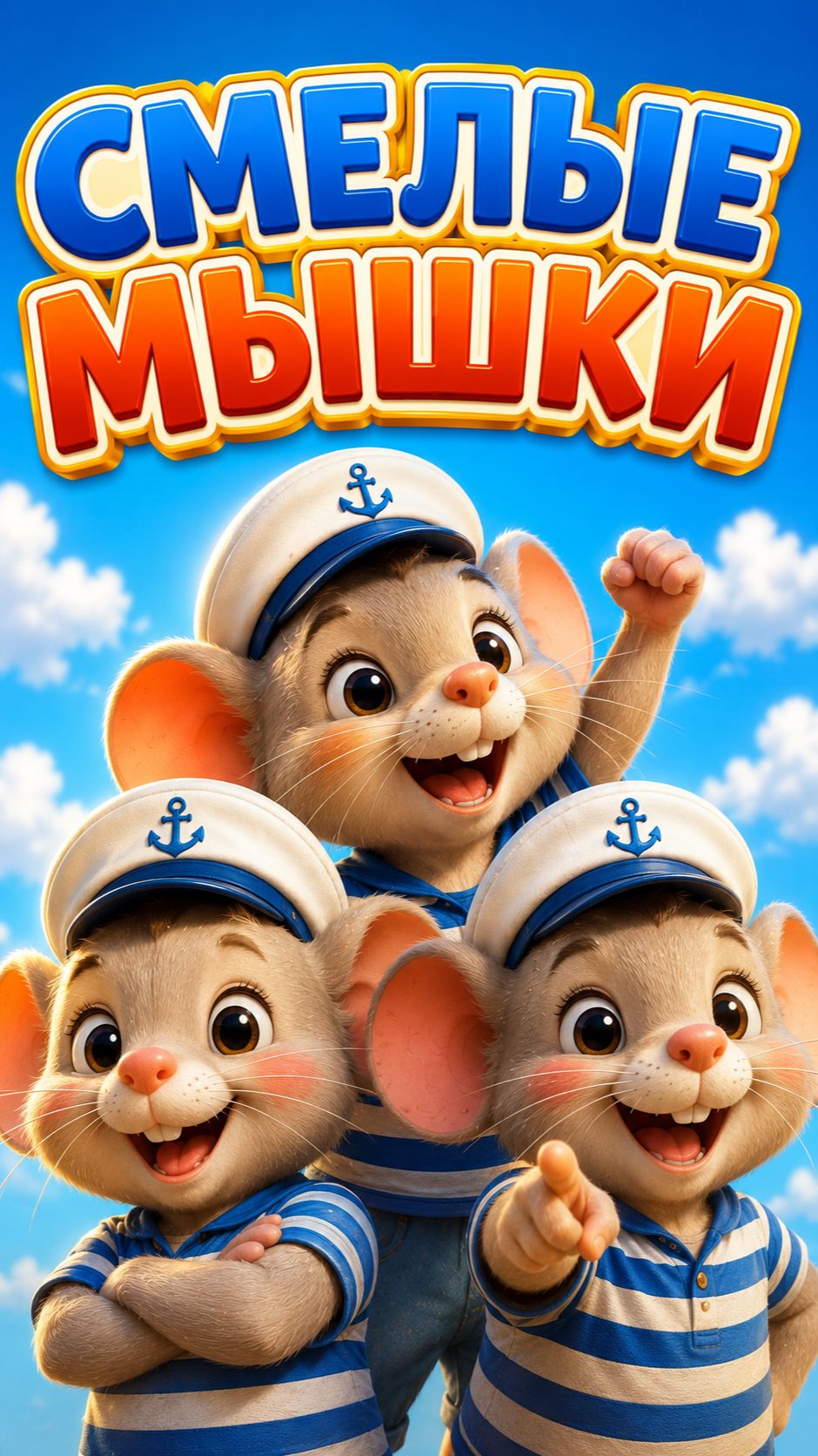 Смелые мышки - Мульт Песенка для малышей!