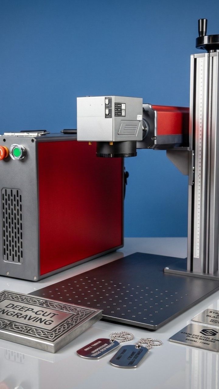 Fiber Laser Engraving Coin