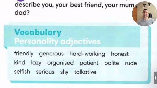 Personal Adjectives in English