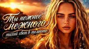 Ты нежнее нежного  тихий свет в темноте