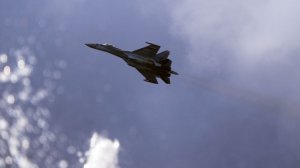Крутое пике: истребитель едва не протаранил отдыхающих на пляже