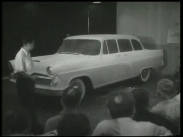 1956 Макетирование ЗИМ-13 - "Стрела - Чайка"