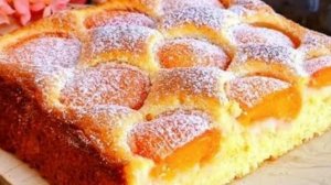 Пирог с абрикосами