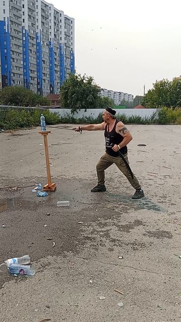 тренировка рубка шашкой