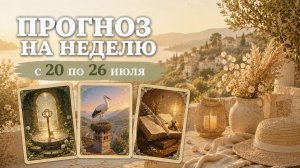 🪷РАСКЛАД  ЛЕНОРМАН НА НЕДЕЛЮ 20-26 ИЮЛЯ. Общая тенденция. Деньги. Эмоции. Советы.Рекомендации.