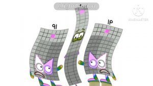 numberblocks math 91 92 карусель G Major 100