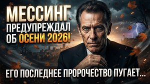 Осень 2026 станет точкой невозврата? Последнее пророчество Мессинга