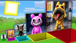 ЧТО НАХОДИТСЯ ВНУТРИ КОРОБОК ИЗ ROBLOX, созданных в МАЙНКРАФТЕ