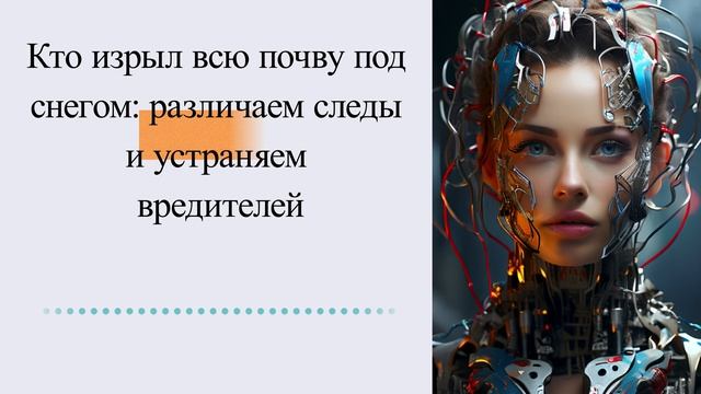 Кто изрыл всю почву под снегом: различаем следы и устраняем вредителей