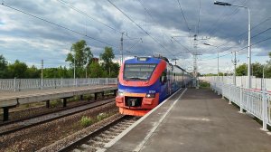 Электропоезд ЭП2Д-0104 ЦППК Рэкс разъезд Орудьево 24.06.2026