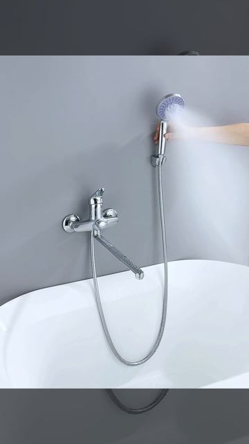 a-Five Смеситель для ванны (Lt) D40 серия Crocus хром 384мм смотреть онлайн
