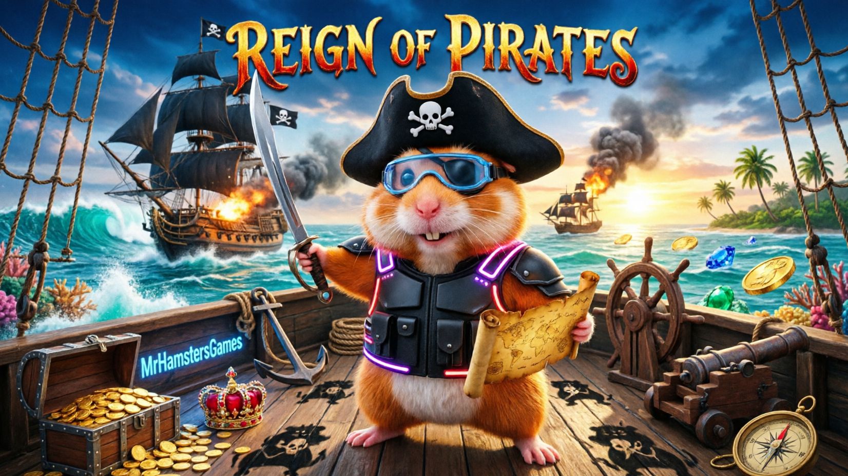 REIGN OF PIRATES — Пиратская Стратегия Мечты! 🏴☠️ + GIFTCODES смотреть онлайн