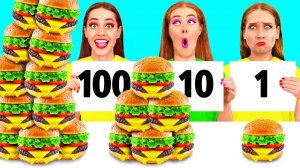 100 Слоев Еды Челлендж # Забавные Кухонные Лайфхаки