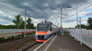 Электропоезд ЭП2Д-0078 ЦППК разъезд Орудьево 24.06.2026