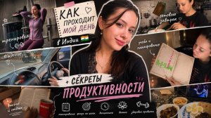 Как проходит мой день в Индии  Спорт, учёба, вождение и секреты продуктивности  #индия