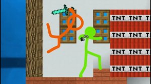 PvP — Анимация против Minecraft Shorts, эпизод. 7