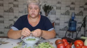 УРОЖАЙ СОБРАЛА #ГОРОХ НА ЗИМУ#ВСЁ В НОРКУ🤣