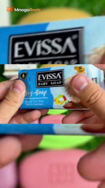 Нежное ASMR разворачивание и сжимание детского мыла EVISSA