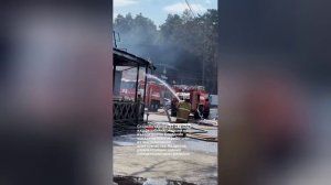 Последствия крупного пожара в Манжероке
