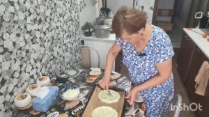 хачапури  из кабачка/сварила варенье из яблок 🍏🍏🍏
