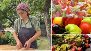 Подборка блюд из жизни большой деревни Азербайджанская Кухня Деревенская Кухня  Рецепты