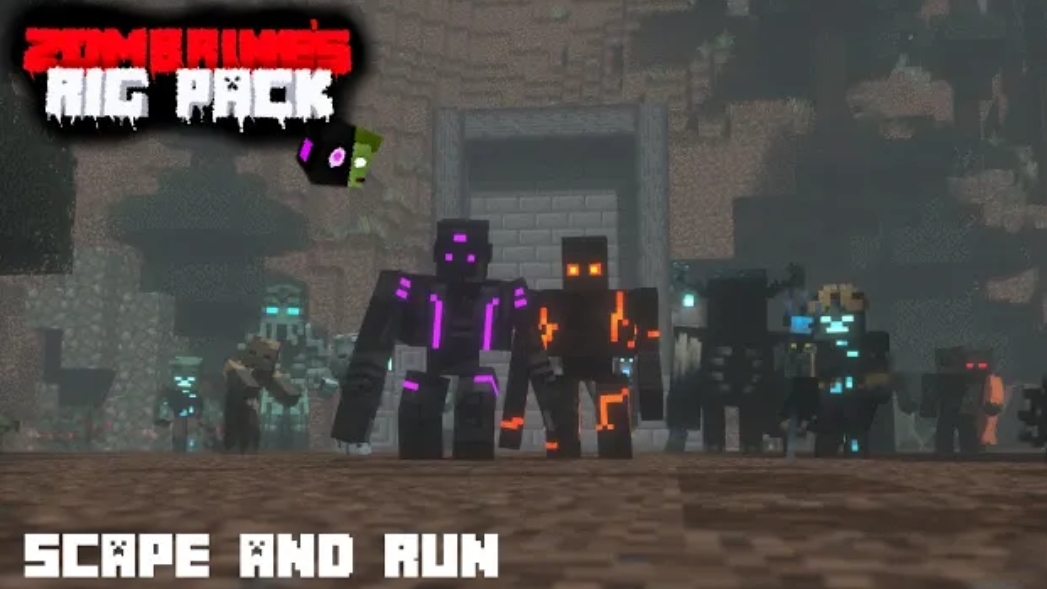 Scape & Run | ZB500's Rig Pack | Minecraft Animation смотреть онлайн