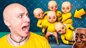 Я СТАЛ ЛЫСЫМ ПЛАКИ-ПЛАКИ!😭 ПОБЕГ ОТ МАЛЫША В ЖЕЛТОМ😱 [ОБНОВЛЕНИЕ] THE BABY IN YELLOW!
