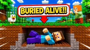 Я пережил 100 дней, похороненный заживо в Minecraft Hardcore P1 - Lego Stop Motion | Анимация