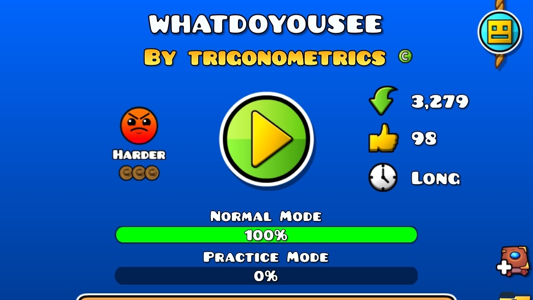 WHATDOYOUSEE by trigonometrics | Geometry Dash смотреть онлайн