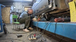 Приварил порог и арку